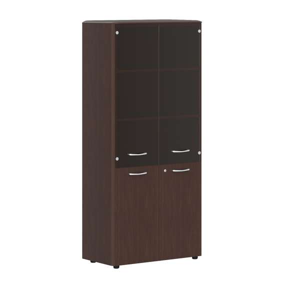 Шкаф комбинированный с замком в дверях малых и обвязкой DHC 85.2(Z)  892х450х1950 DIONI