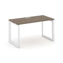 Style Project Стол письменный SN-59O.SP-003 Вяз Благородный/Металл Белый/Белый Заглушка 1380*600*750