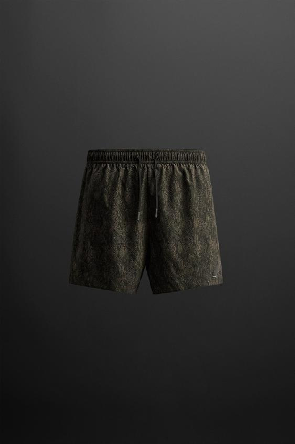 ZARA ШОРТЫ С АНИМАЛИСТИЧНЫМ ПРИНТОМ, ОТТЕНКИ ЗЕЛЕНОГО