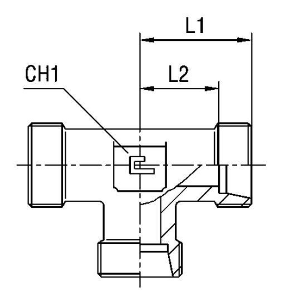 Соединение PT DS38 M52x2 (корпус)