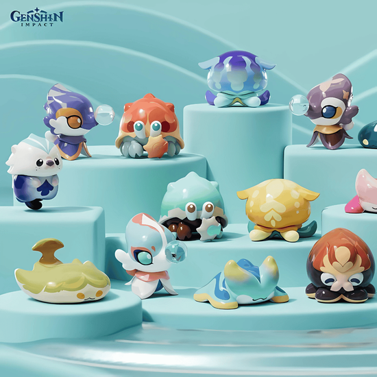 Фигурка Genshin Impact Fantasy Creatures 5 шт 6973817950995 / по мотивам игры "Геншин Импакт", 5 шт