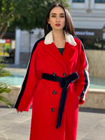 Пальто из шерсти ламы