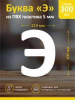 Буквы из пластика на стену