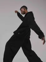 Худи One Two Zip-Up Hoodie Logo черные