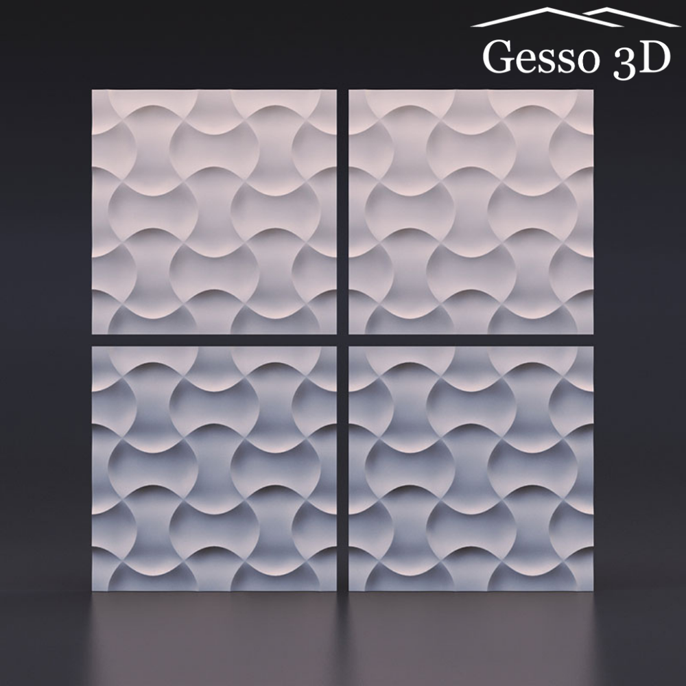 Гипсовая 3D панель Множественные пересечения