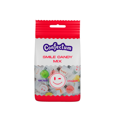 Карамель леденцовая «Confectum Smile Candy МИКС», 60 гр х 12шт