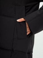 Пуховик зимний длинный с капюшоном оверсайз