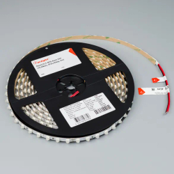 Светодиодная лента FLT-B70-8mm 24V Warm3000 (15.5 W/m, IP20, 45deg, 5m) (Arlight, Открытый) 043811