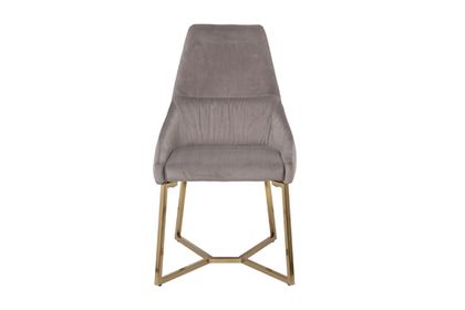 Стул велюровый Garda Decor серый 30C-1185 GRE