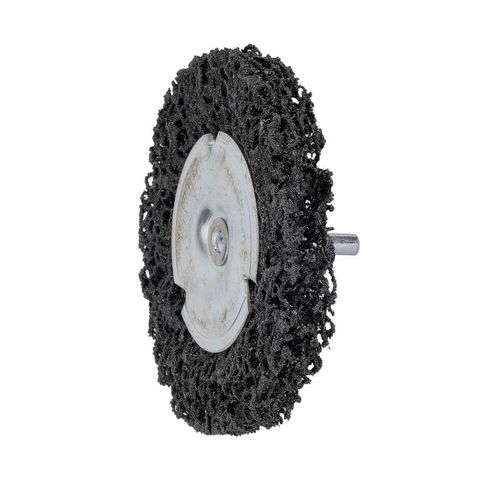 Щетка дисковая 100 мм для дрели, проволока пористый полимер-абразив Yoko