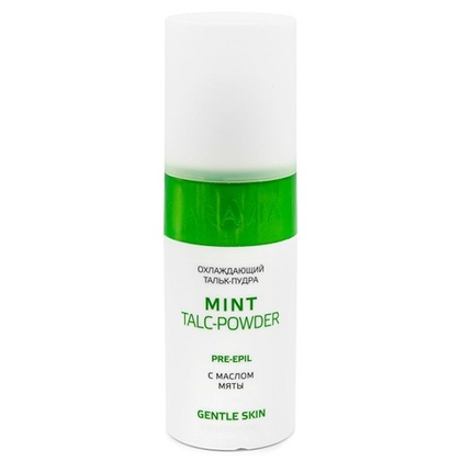 Охлаждающий тальк-пудра с маслом мяты Aravia Professional Gentle Skin Mint Talc-Powder 150г