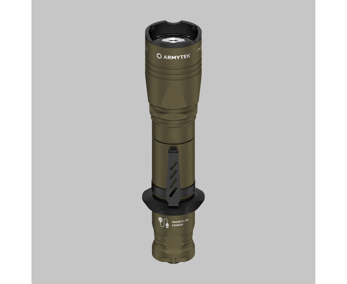 Фонарь Armytek Viking Pro Magnet USB Olive White (F07501WO)
