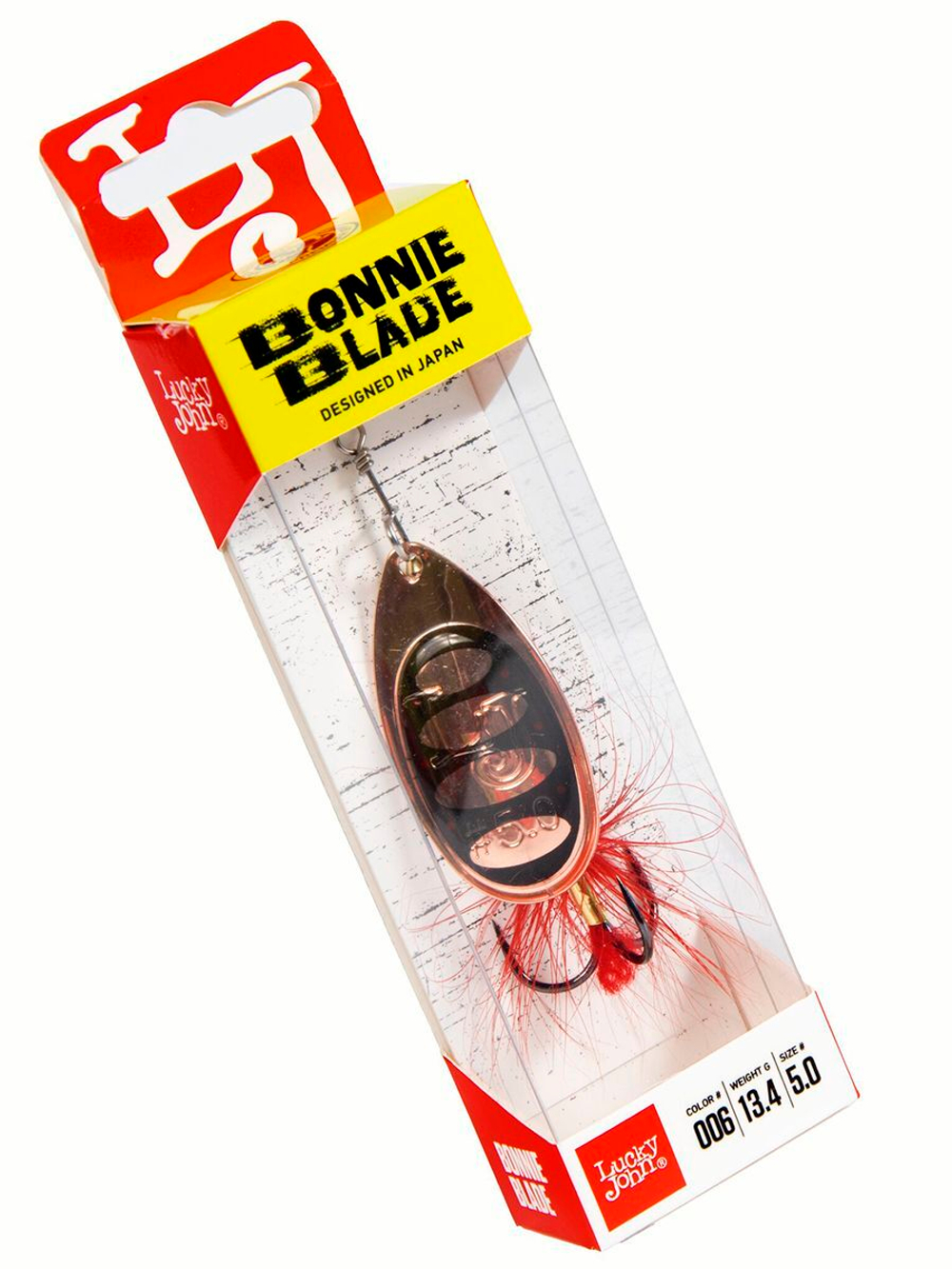 Блесна вращающаяся Lucky John BONNIE BLADE 4 10.3г 011 в блистере