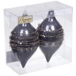 Набор украшений SHINE «Star Thread» 13,8х6,5 см (2 шт.), grey