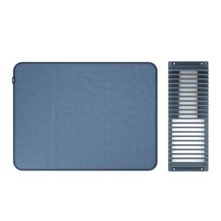 Коврик для сушки посуды Udry, 46х61 см, синий