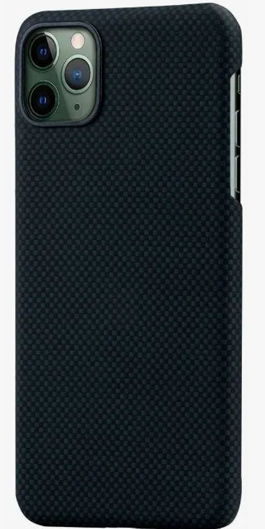 Кевларовый Чехол Pitaka Для Apple IPhone 11 Pro, Черно-Серый ( Шахматное Плетение ) KI1102