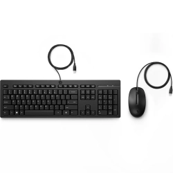 Keyboard and Mouse HP 225 Wired (black)