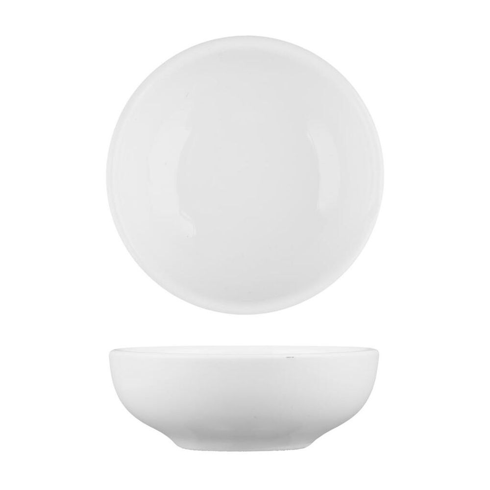 Соусник 40 мл 6 см h2,5 см круглый белый фарфор P.L. Proff Cuisine [6]