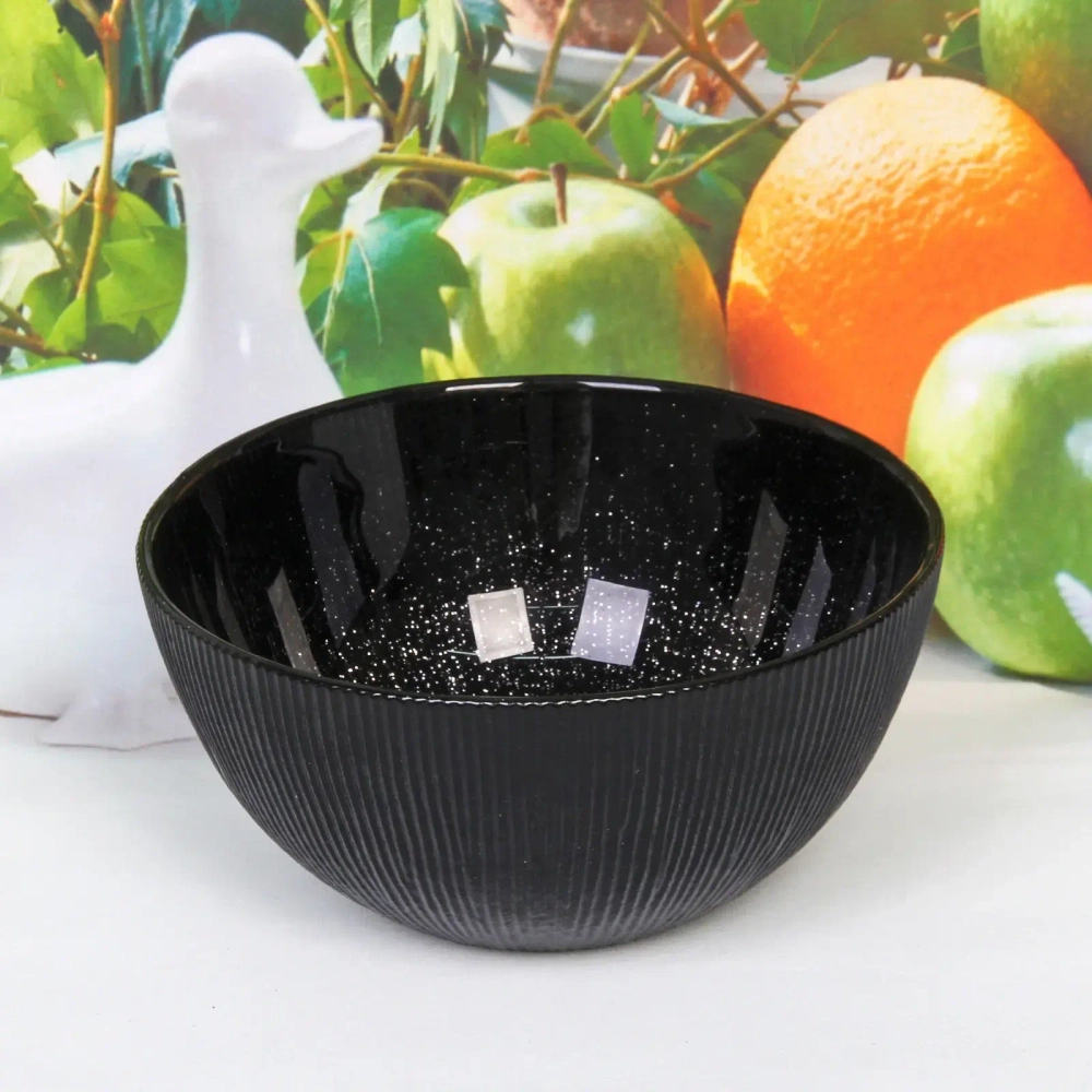 Салатник 15*7см «Блэк рояль» черный