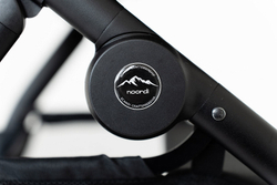 Детская коляска Noordi Fjordi Leather V2 3 в 1 с автокреслом Terra Black 1462039 Sage