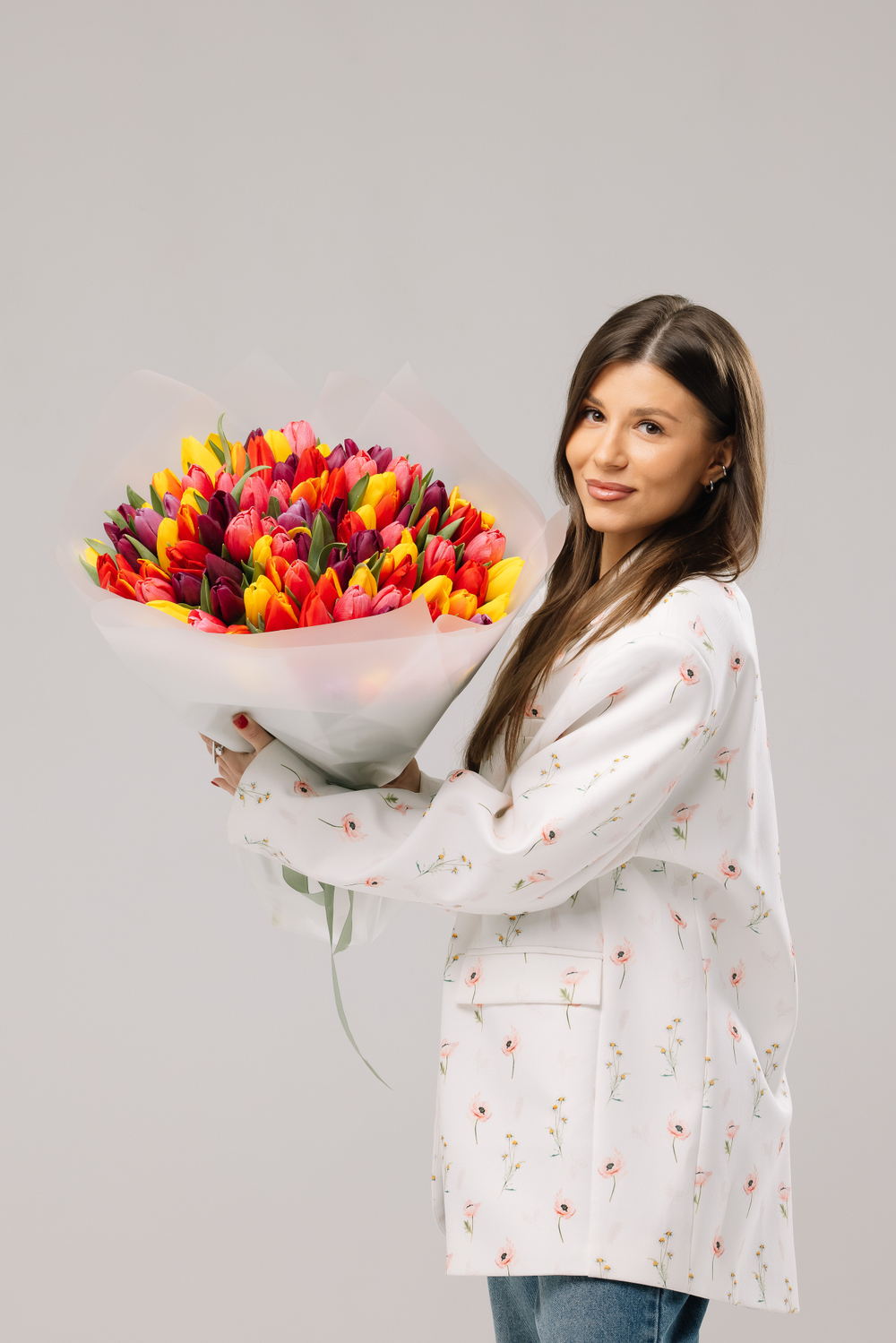 Микс 101 тюльпан