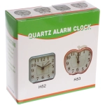 Будильник «Глори» 7,5*7,5*3см, микс цветов