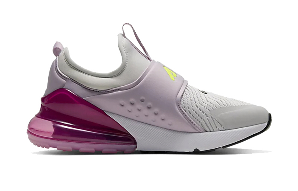 Nike Air Max 270 Extreme retro fashion shock absorption non-slip low-cut casual running shoes women's gray powder