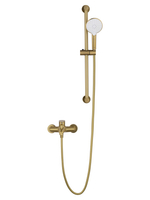 Смеситель для ванны с душевым гарнитуром WONZON & WOGHAND ALFA, Брашированное золото (WW-AE3205-BG)