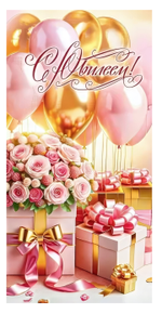 Конверт для денег "С Юбилеем!" 5.0002062