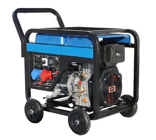 Портативный дизельный генератор 9,5 кВт 400 В
