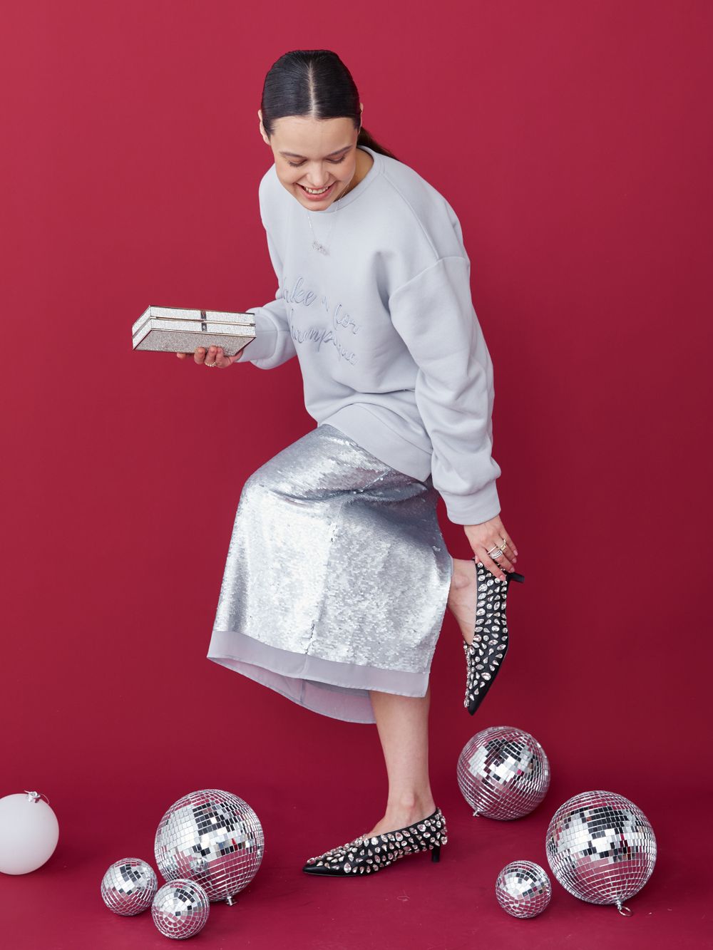 ЮБКА В ПАЙЕТКАХ SILVER