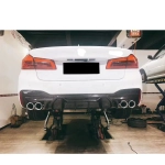 Карбоновый диффузор заднего бампера для BMW 5 серии G30 G38 2017-2020 БМВ