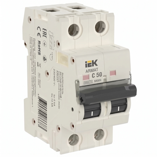 Авт. выкл. 2Р 50А 6кА С M06N ARMAT IEK