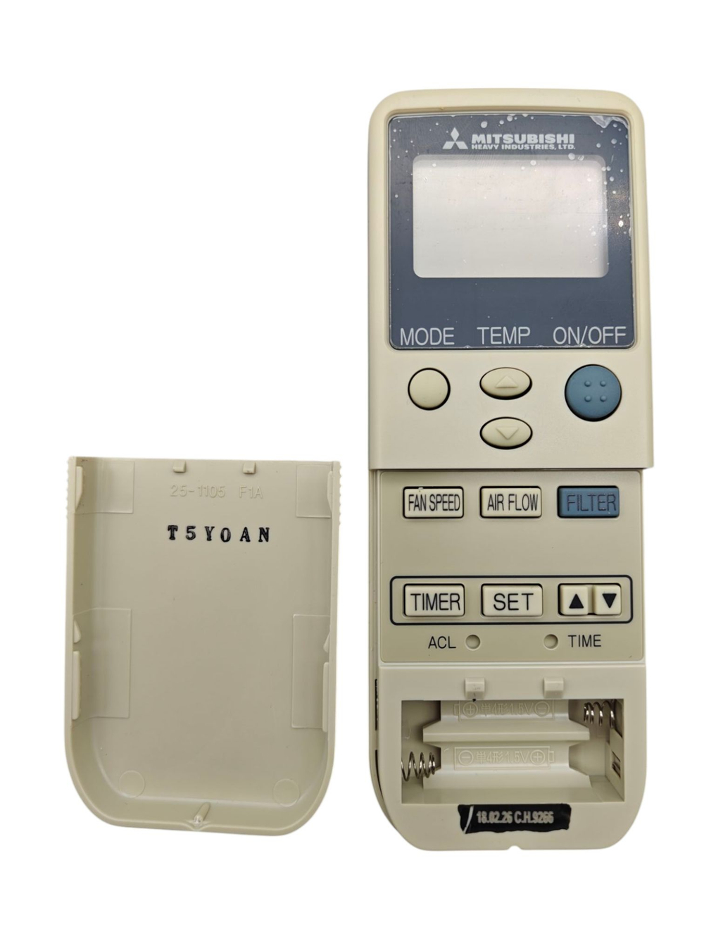 Пульт Mitsubishi Heavy RKN502A 241H для кондиционеров