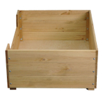 Лежанка домик для кошек и собак мелких и средних пород Вальди 78х58 см из массива сосны, прочный лежак для кошек и собак