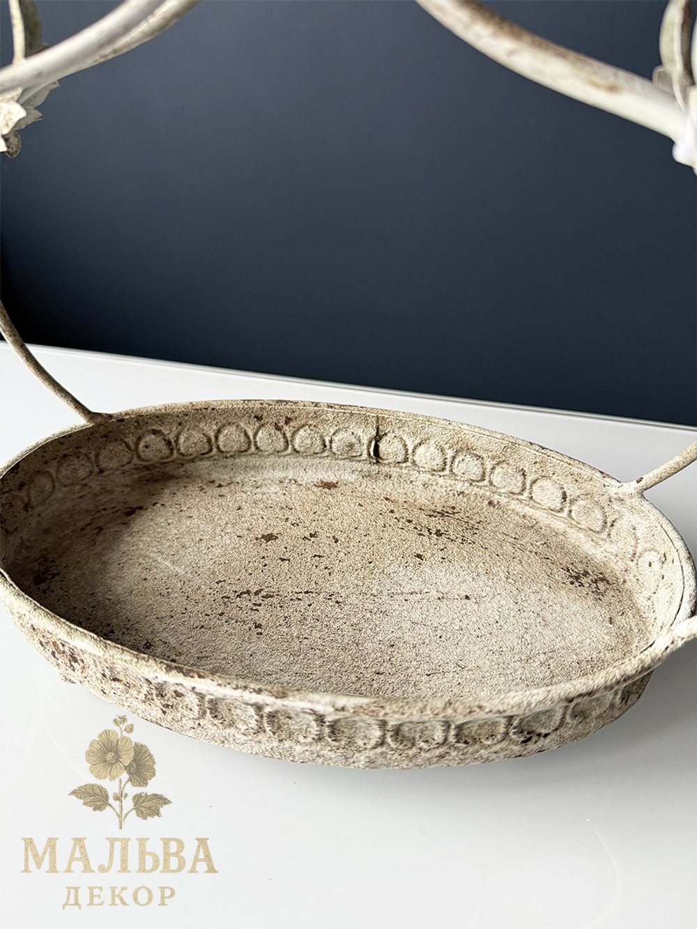 Поднос декоративный "Птичка" большой 28,5x16xH31 см CAMPO Home & Garden