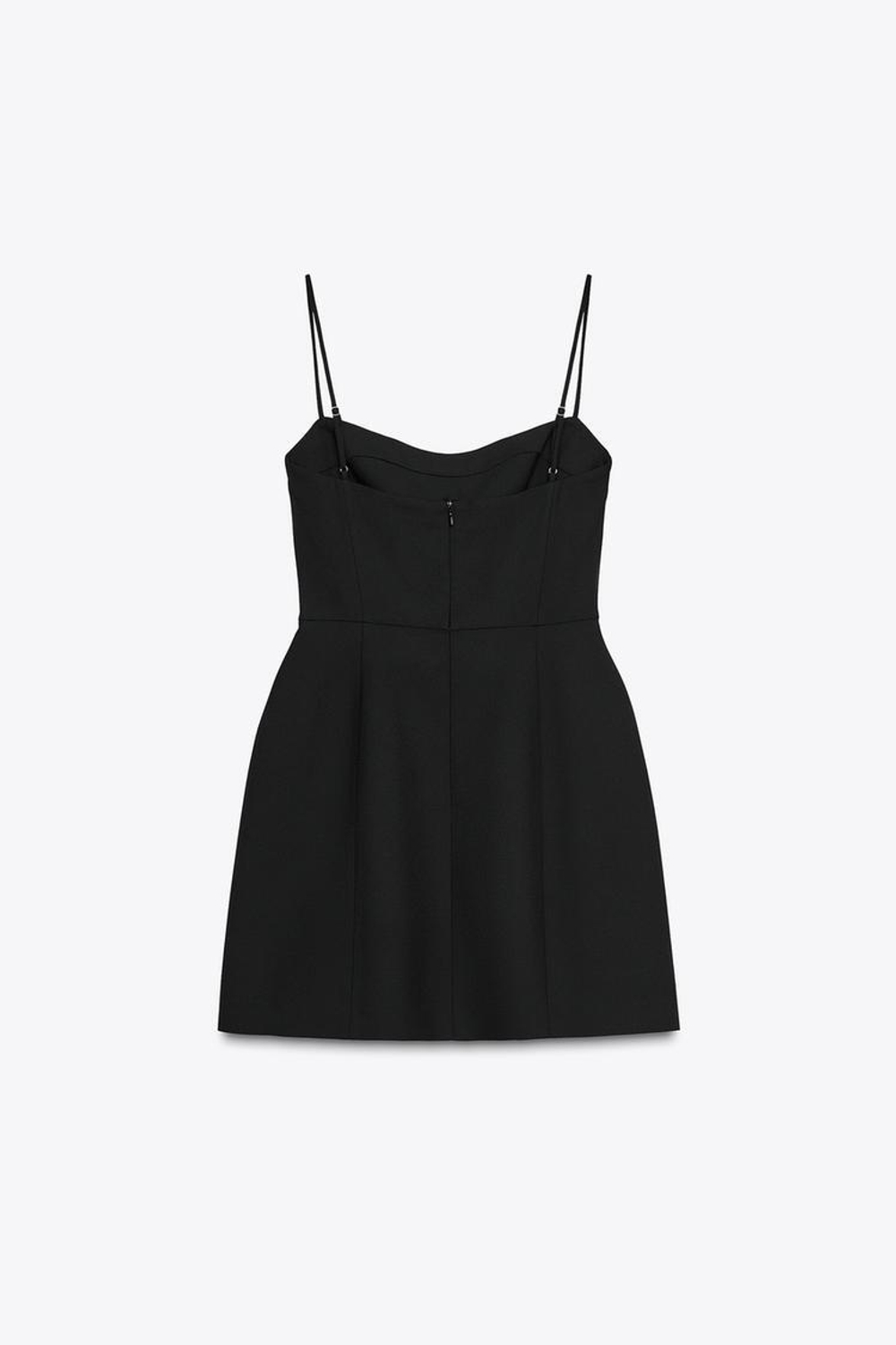 ZARA КОРОТКОЕ ПЛАТЬЕ С ОБЪЕМНОЙ ЮБКОЙ, ЧЕРНЫЙ