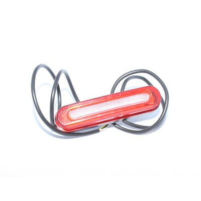 Габарит задний, стоп сигнал с проблесковым маячком 36-60V для электросамокатов и велосипедов