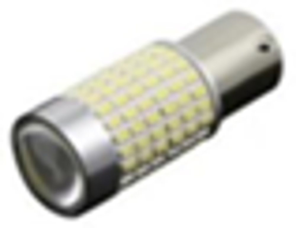 Светодиод 12V T25  144SMD WHITE LENS 7.5W 1но конт 18+126смд GS0005
