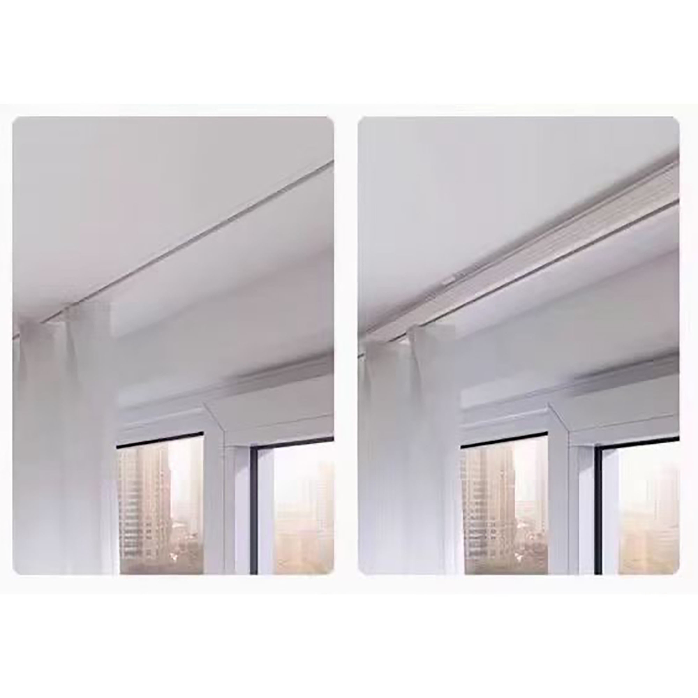 Встраиваемый электрический карниз для штор, тихий ход, пульт ДУ, алюминиевый, разные варианты управления