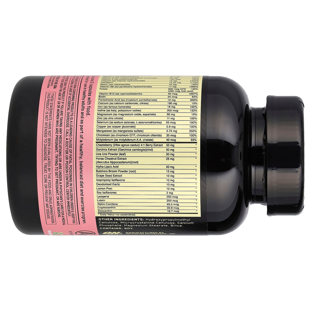 Optimum Nutrition, Opti-Women®, мультивитаминная добавка для активных женщин, 60 капсул