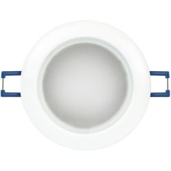 Светильник встраиваемый влагозащищенный ЭРА WR1 WH под лампу MR16 GU5.3 белый | 