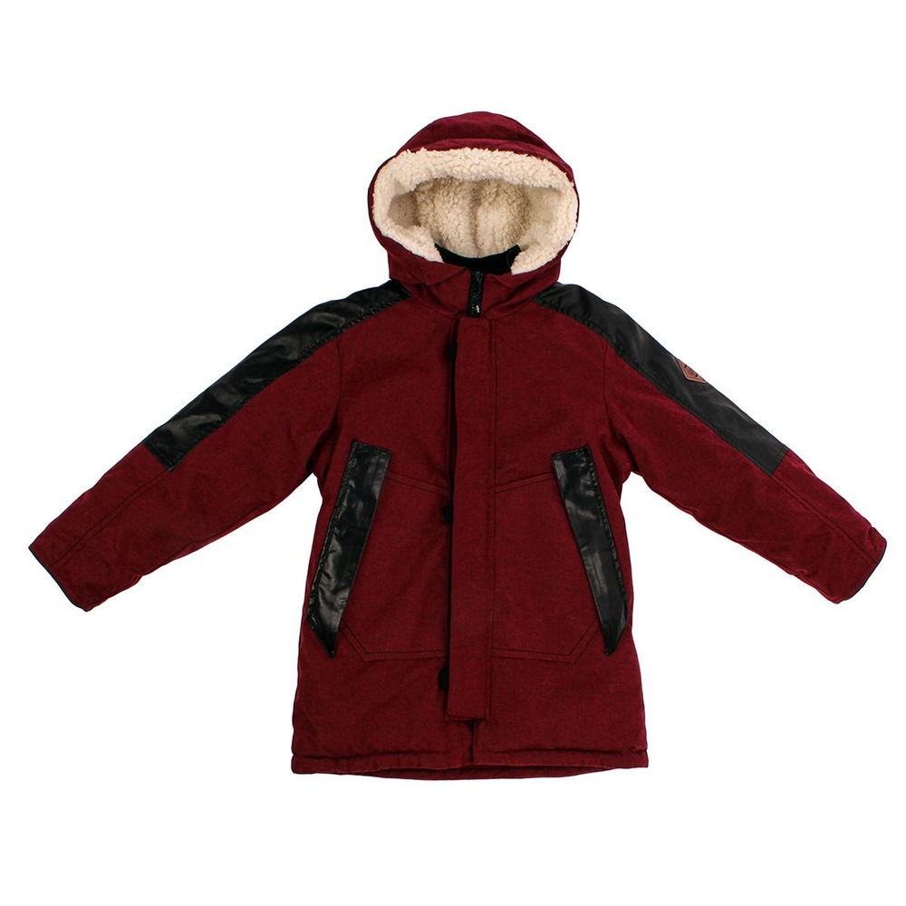 Куртка Торес 300 гр. р.6 (122) бордовый меланж/черный