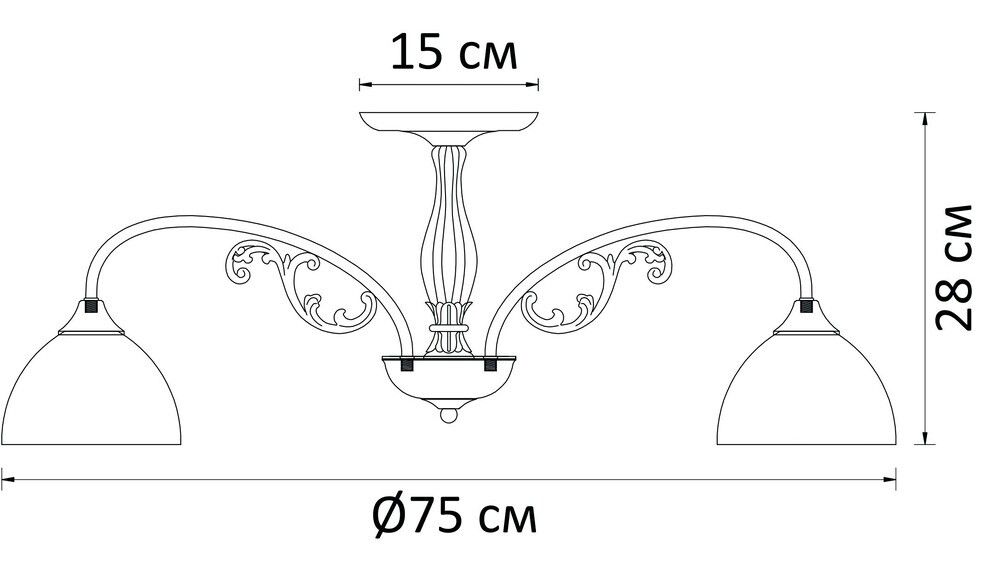 Потолочная люстра Arte Lamp