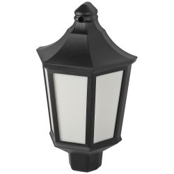 Садово-парковый светильник ЭРА «Ника» НБУ 06-60-003 60Вт черный белое основание матовый