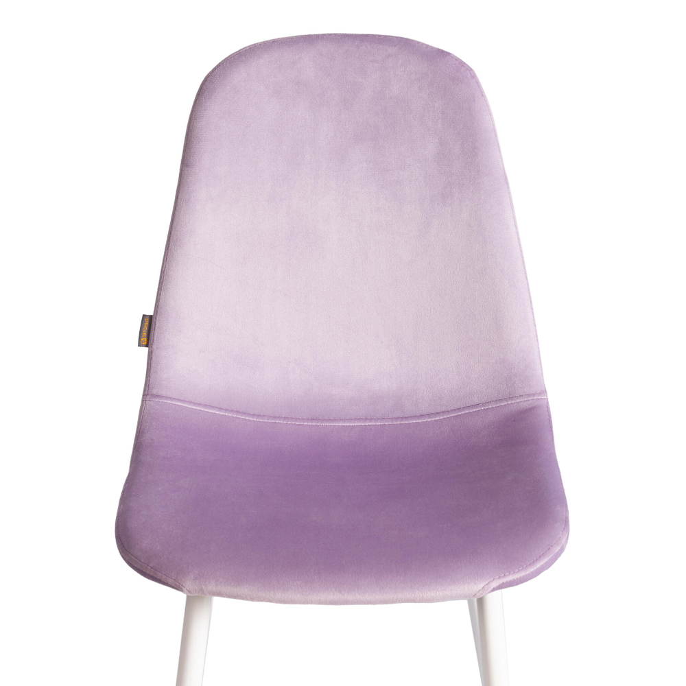 Стул BREEZE (mod. JSC-58) Велюр/металл , 44 х 53 х 86 см, Lavender (лавандовый) HLR26 / белый
