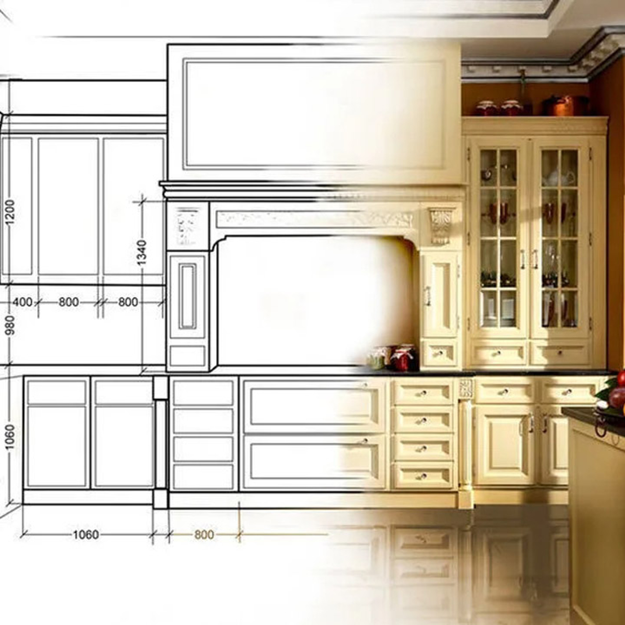 Мебель на заказ по индивидуальным размерам