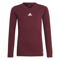 Детская теннисная футболка Adidas Kids Team Base Long Sleeve - black