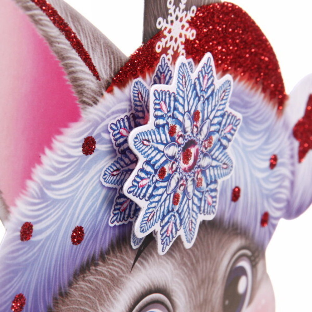 Плакат «Зайка с подарком» 30 см