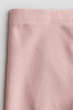 H&M Хлопковые легинсы, светло-розовый